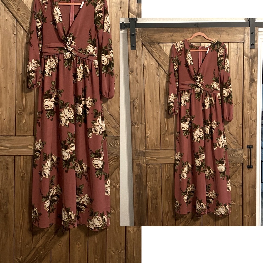 NWT Andree by Unit pink floral dress